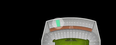 Seat view from Upper East Sideline