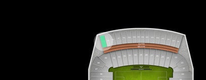 Seat view from Upper East Sideline