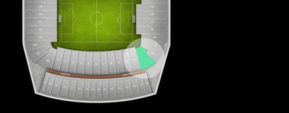 Seat view from Lower South Corner
