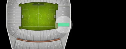 Seat view from Lower South End Zone