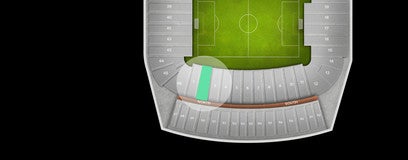 Seat view from Lower West Sideline
