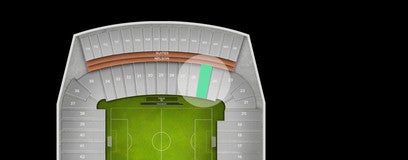 Seat view from Lower East Sideline