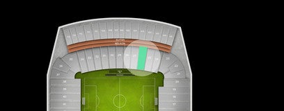 Seat view from Lower East Sideline