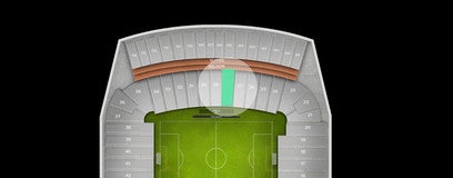 Seat view from Lower East Sideline