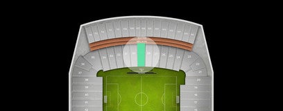 Seat view from Lower East Sideline