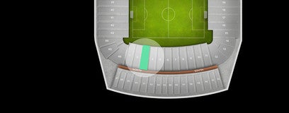 Seat view from Lower West Sideline