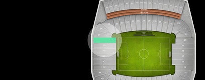 Seat view from Lower North End Zone