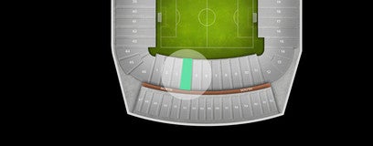 Seat view from Lower West Sideline