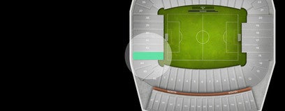 Seat view from Lower North End Zone