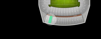 Seat view from Upper West Sideline