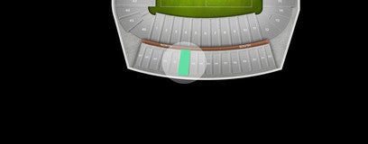 Seat view from Upper West Sideline