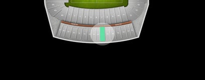 Seat view from Upper West Sideline