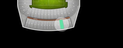 Seat view from Upper West Sideline