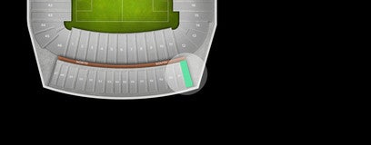 Seat view from Upper West Sideline