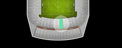 Seat view from Lower West Sideline