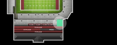 Seat view from Section