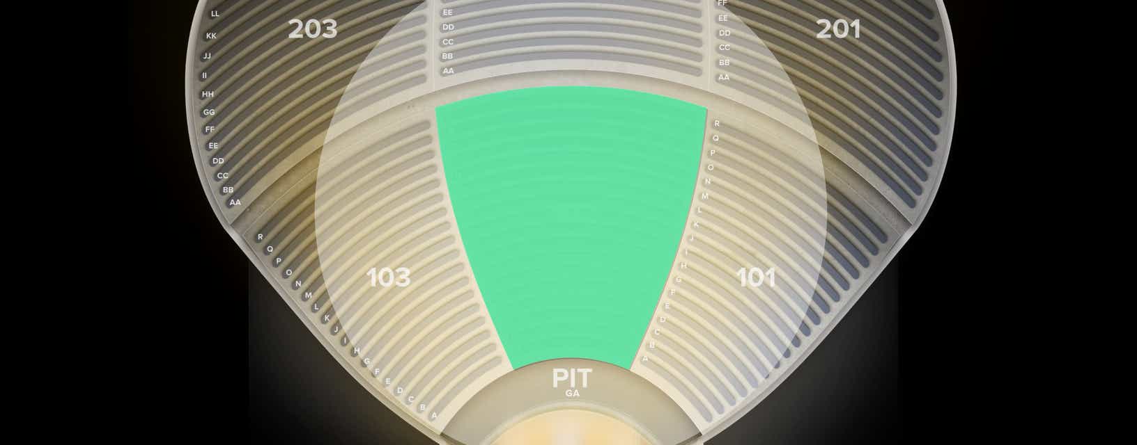 Seat view from Lower