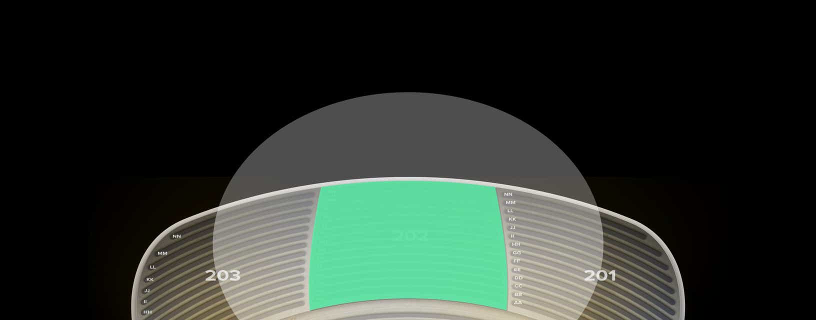 Seat view from Upper