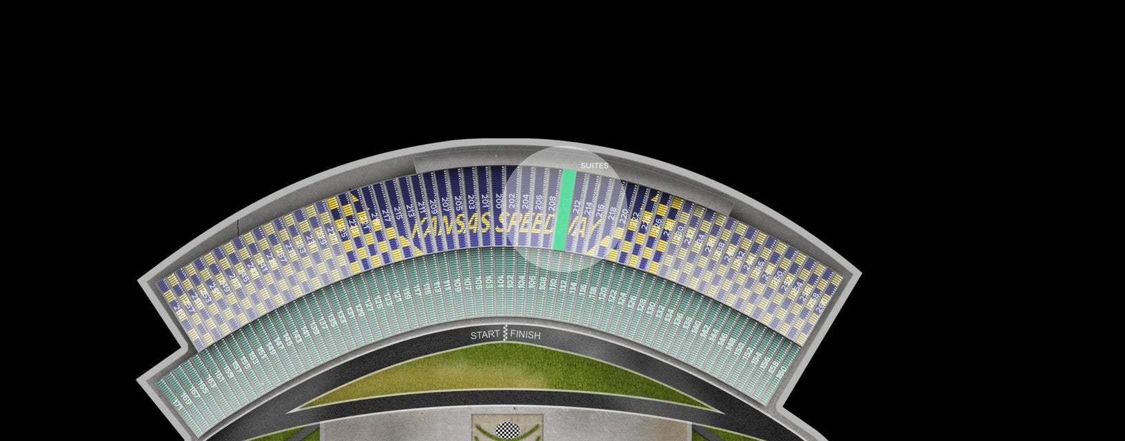 Seat view from Upper