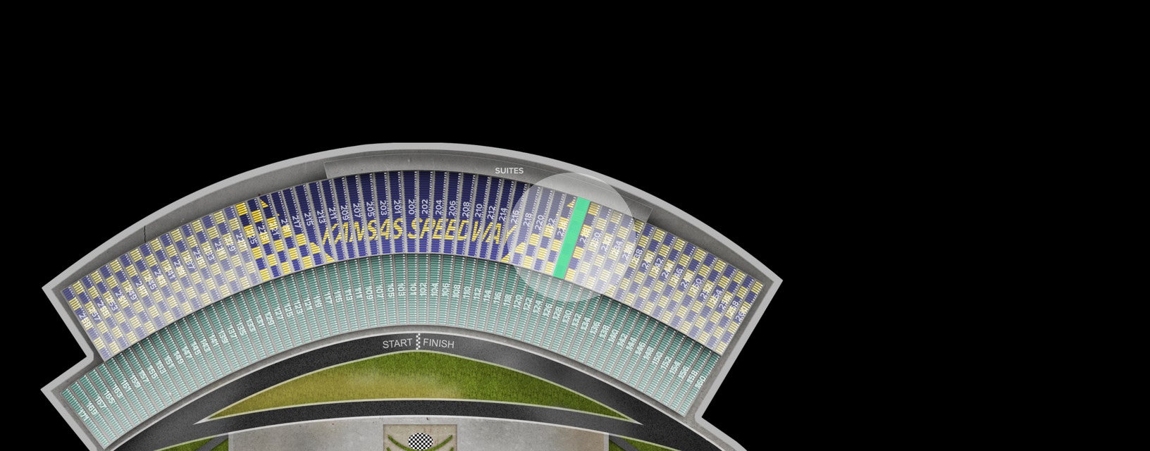 Seat view from Upper
