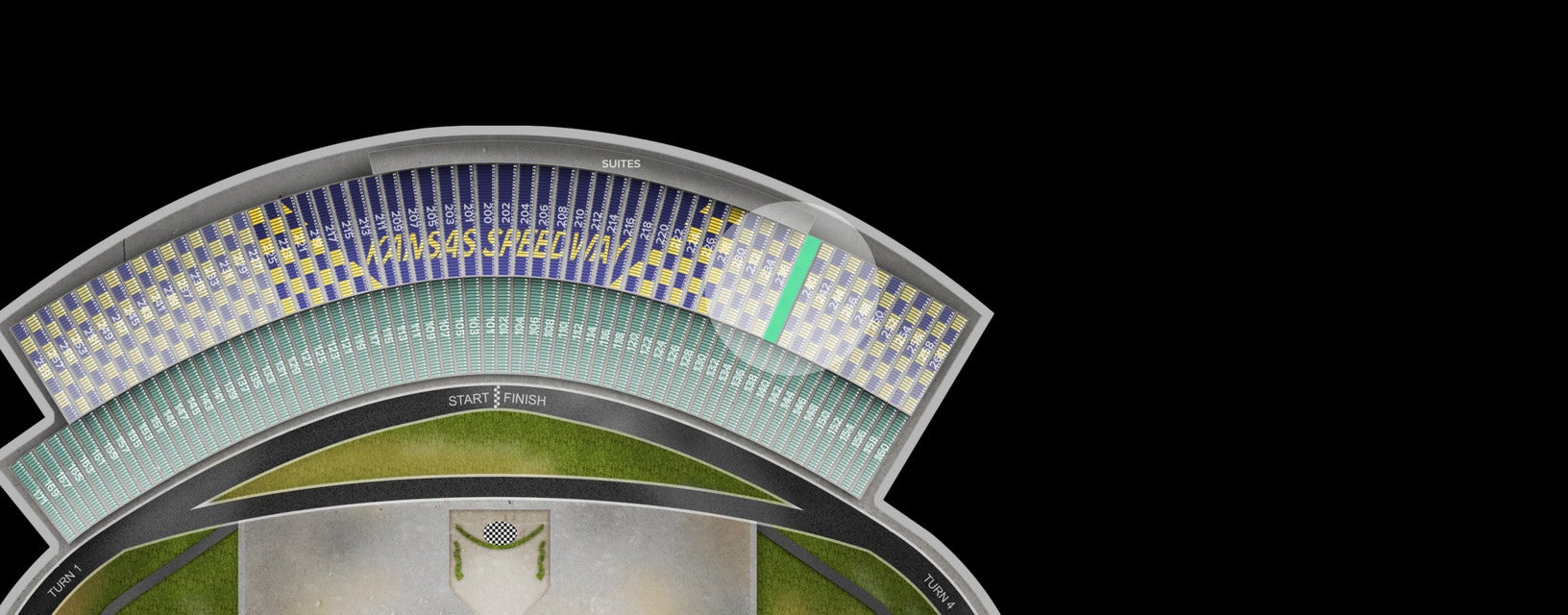 Seat view from Upper