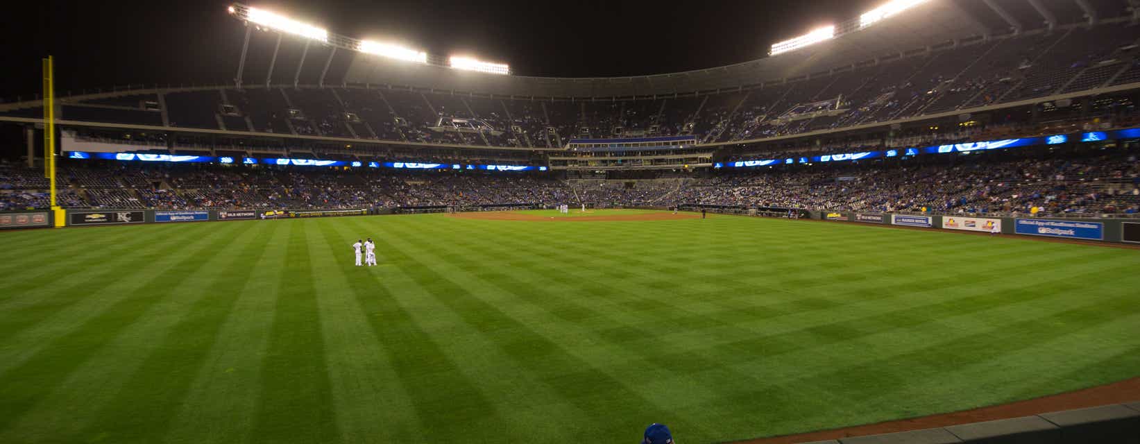 Seat view from Outfield Box
