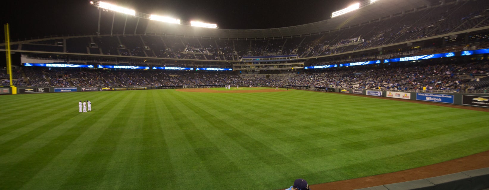Seat view from Outfield Box