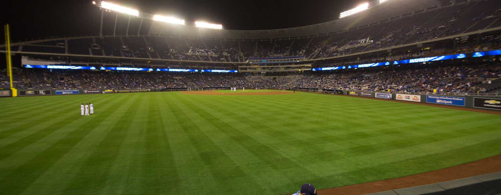 Seat view from Outfield Box
