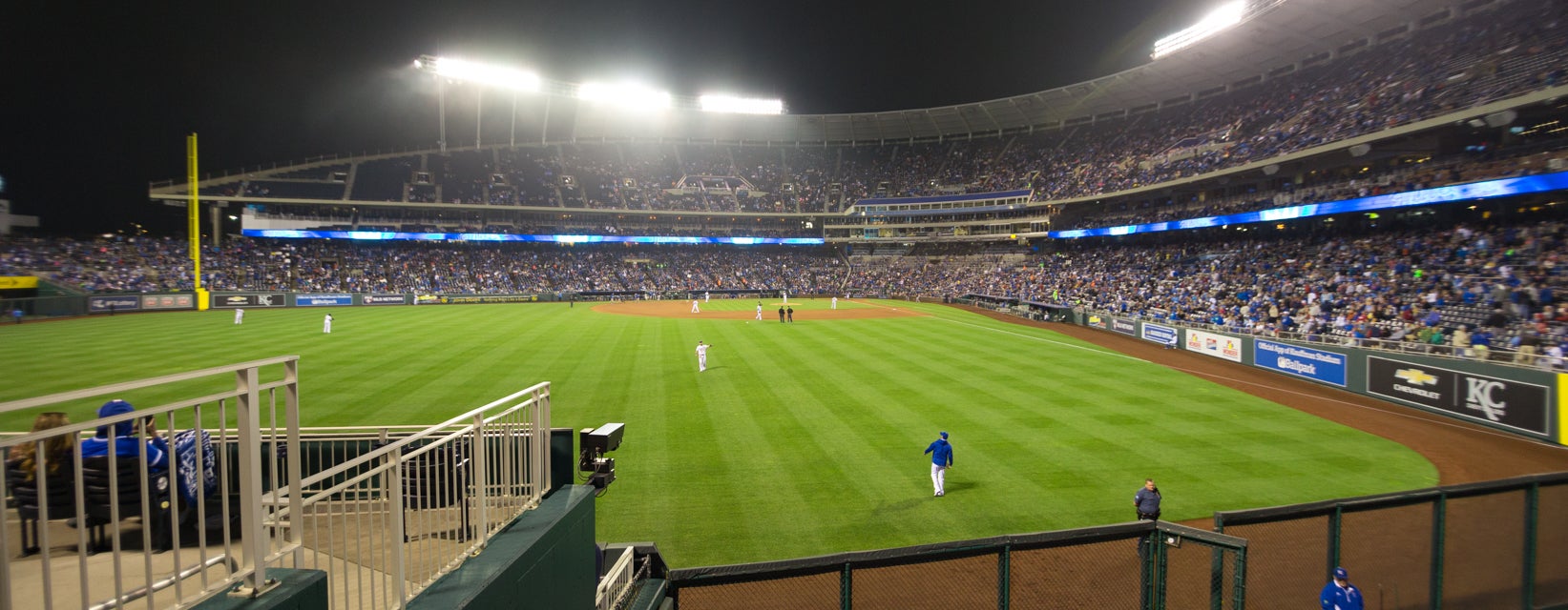 Seat view from Outfield Box