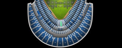 Seat view from Diamond Club Seats