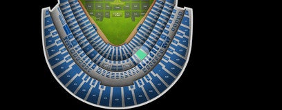 Seat view from Dugout Plaza