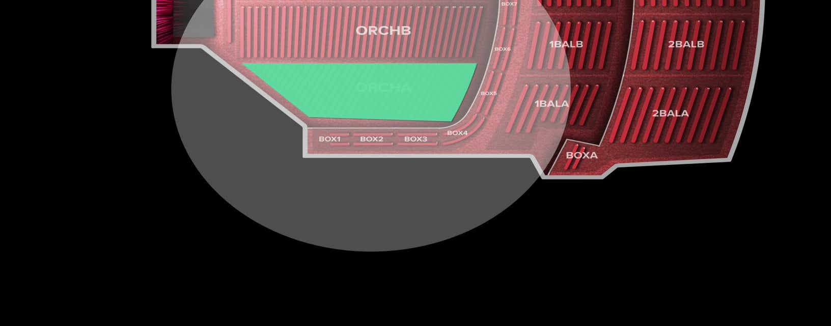 Seat view from Orchestra