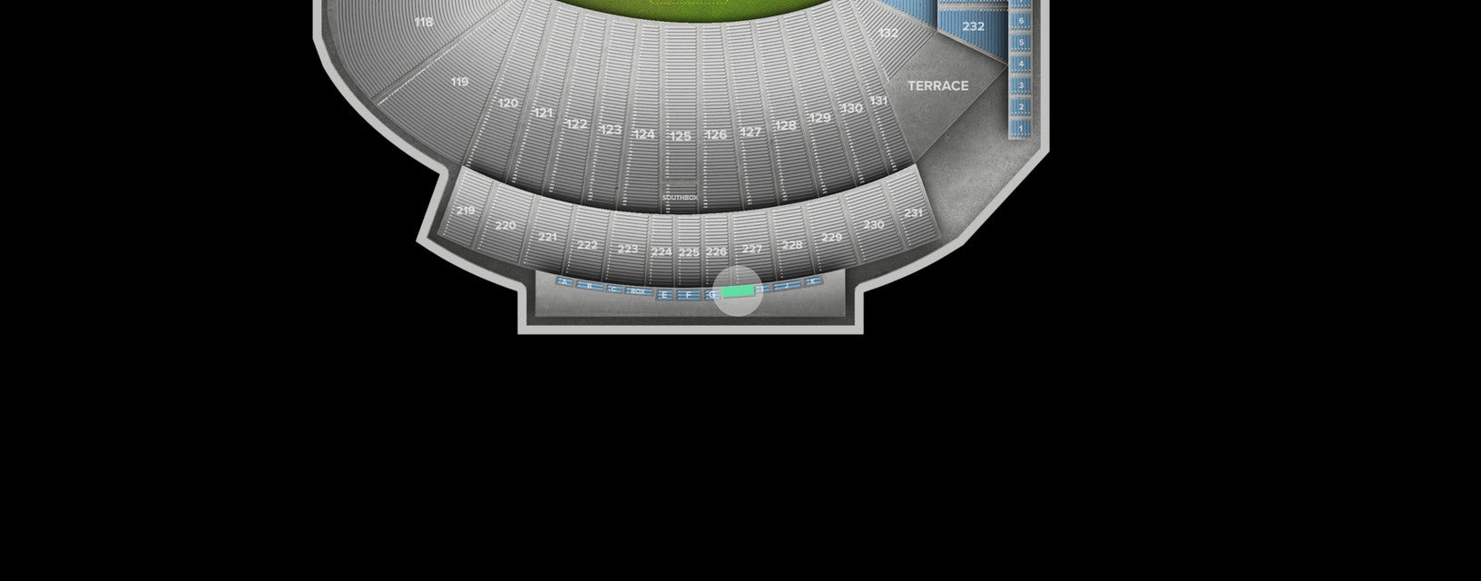 Seat view from Box