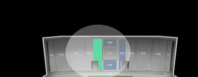 Seat view from 105