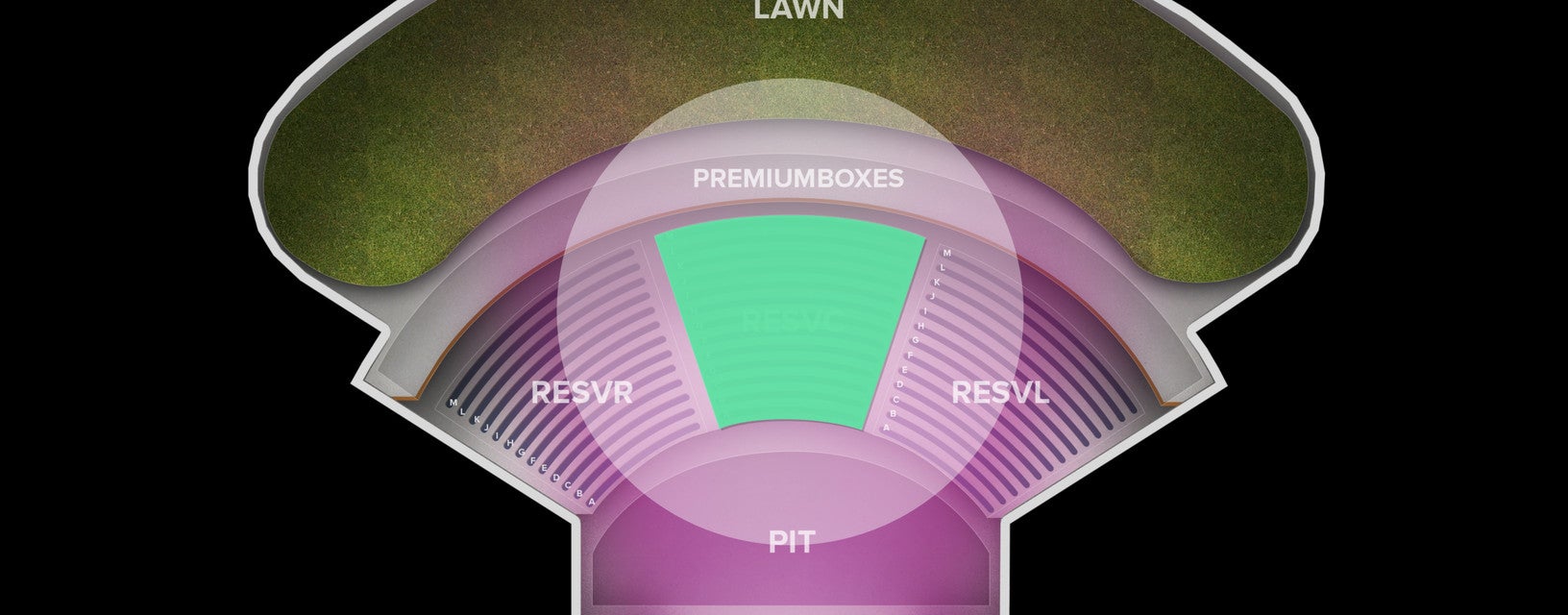 Seat view from Reserved