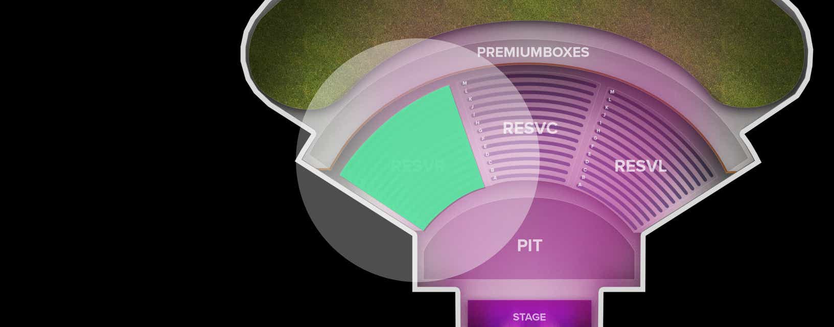 Seat view from Reserved