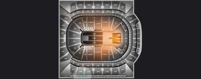 Seat view from Press Row