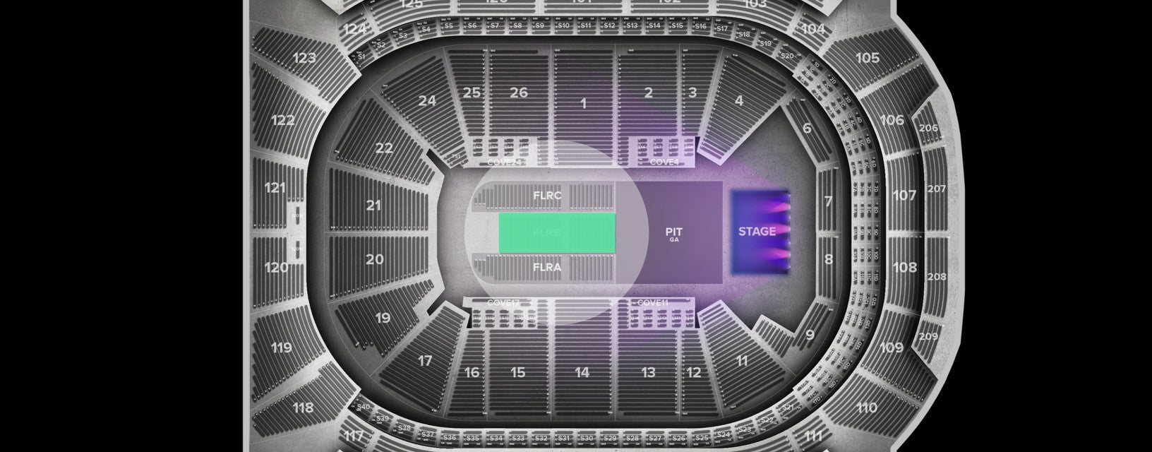 Seat view from Floor