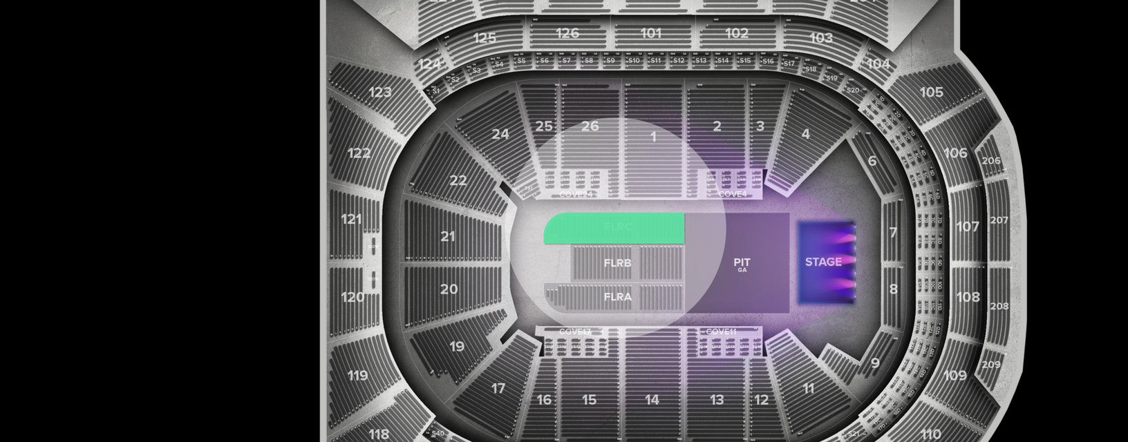 Seat view from Floor