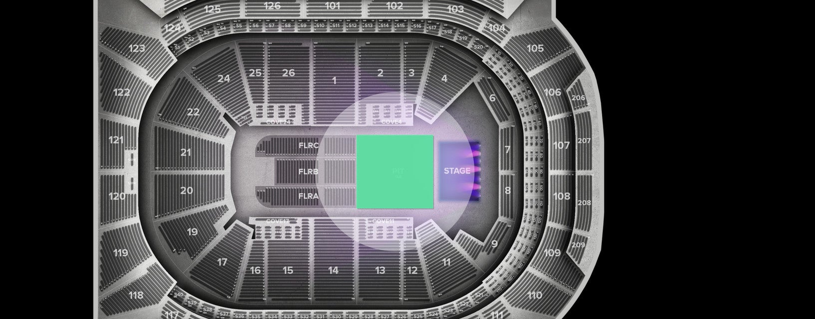 Seat view from PIT