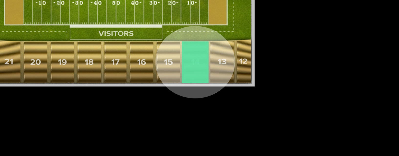 Seat view from Section