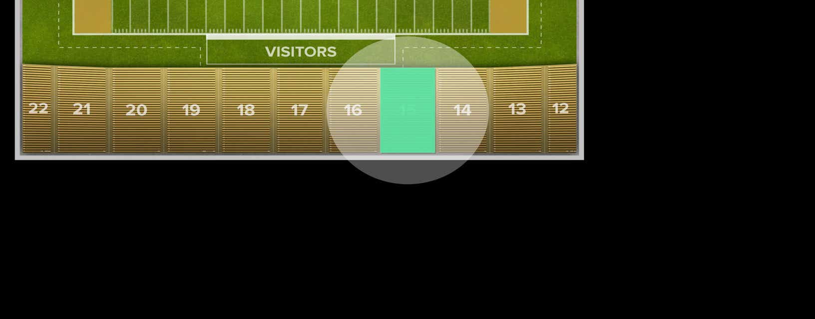 Seat view from Section