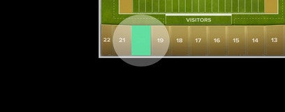 Seat view from Section