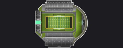 Seat view from North Endzone