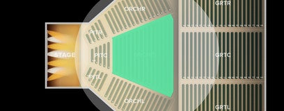 Seat view from Orchestra Center