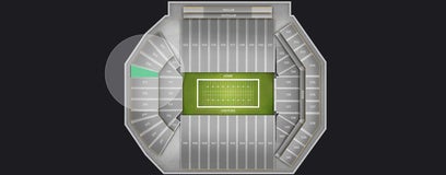 Seat view from Upper End Zone