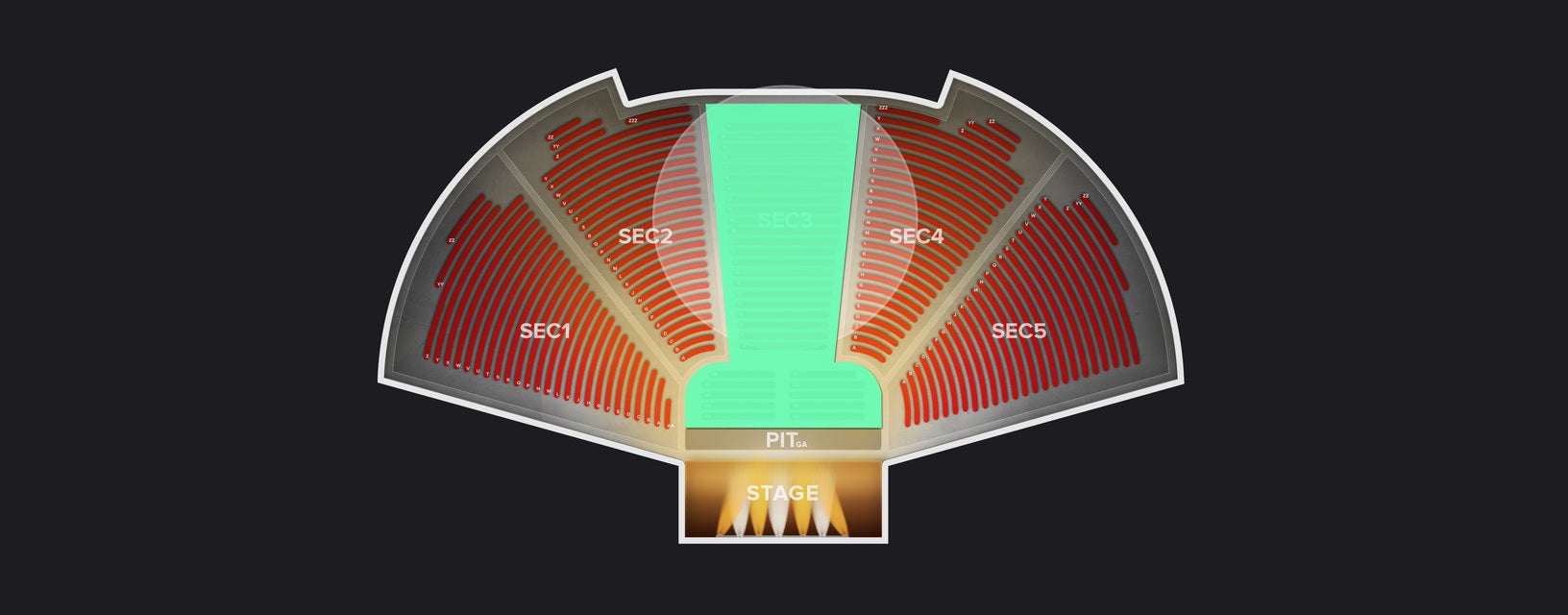 Seat view from Upper