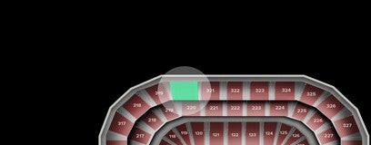 Seat view from Upper