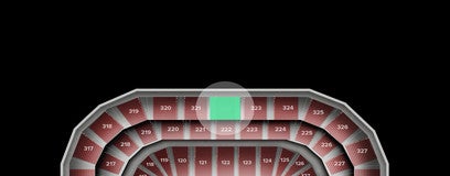 Seat view from Upper