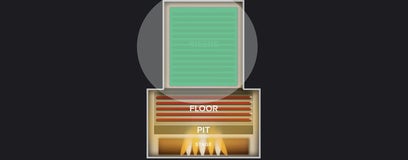 Seat view from Risers